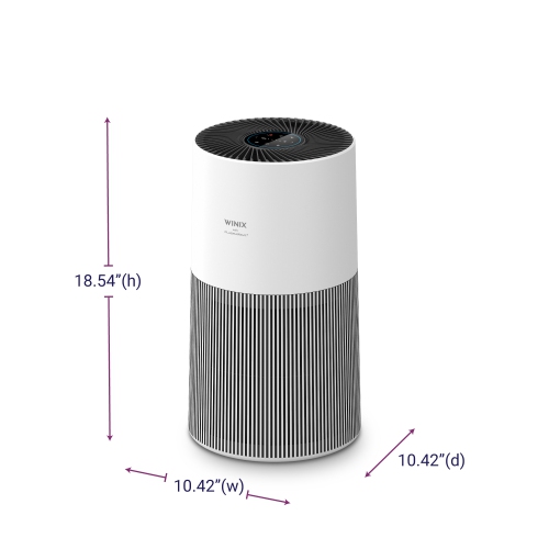 Remis à neuf - WINIX C610 - Grande pièce jusqu'à 1940 ft² en 1 heure avec moniteur de qualité de l'air, filtre HEPA véritable, filtre au charbon de