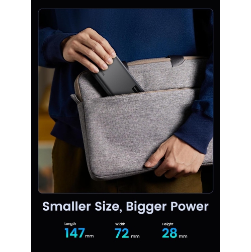 UGREEN 20000mAh Power Bank with 3 Ports, 22.5W Portable USB-C Charger, PD 3.0 Fast Charging for iPhone, Galaxy, Pixel, iPad