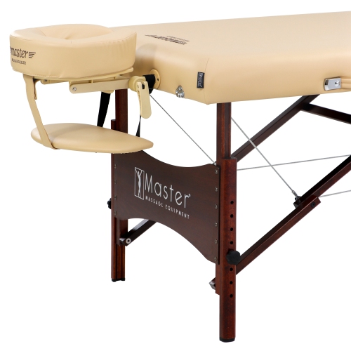 Master Massage – Ensemble avec table de massage portative Paradise Pro de 28 po, crème