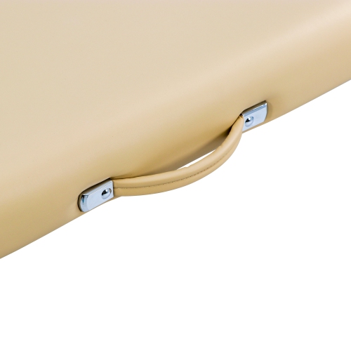 Master Massage – Ensemble avec table de massage portative Paradise Pro de 28 po, crème