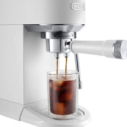De'Longhi Dedica Duo Manual Espresso Machine - White