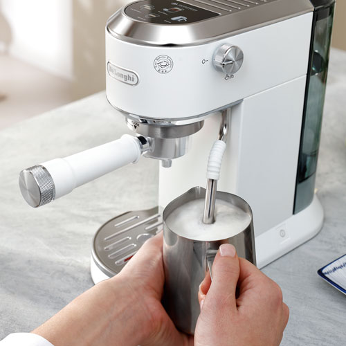 De'Longhi Dedica Duo Manual Espresso Machine - White