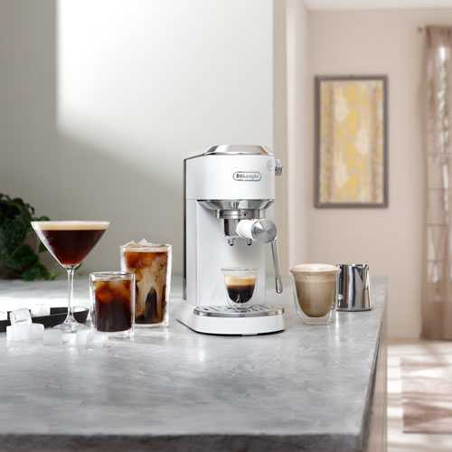 De'Longhi Dedica Duo Manual Espresso Machine - White