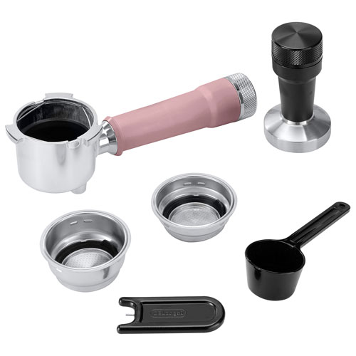 Machine à espresso manuelle Dedica Duo de De'Longhi - Rose