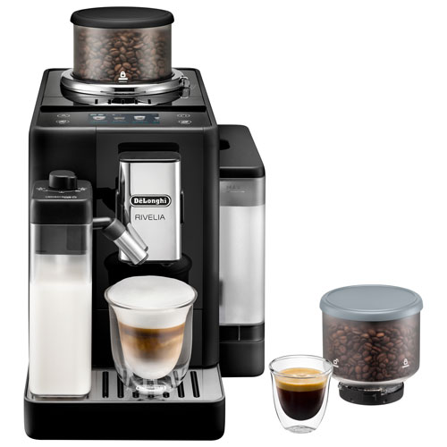 Image 1 of 30.. De'Longhi Rivelia Automatic Espresso Machine - Black