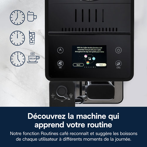 Machine à espresso automatique Rivelia de De'Longhi - Noir