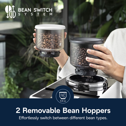 Machine à espresso automatique Rivelia de De'Longhi - Blanc - Partenaire de détail exclusif