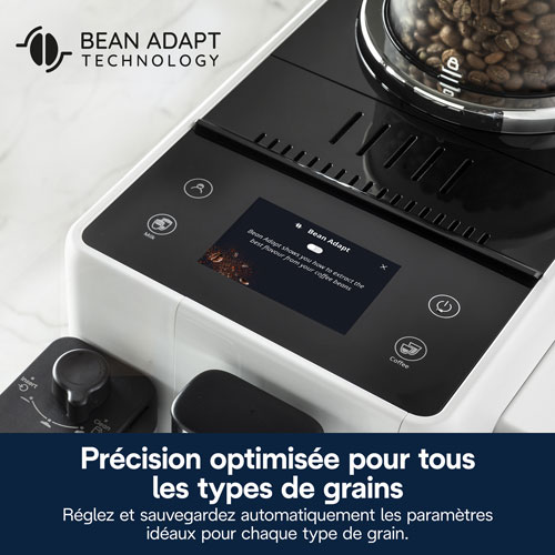 Machine à espresso automatique Rivelia de De'Longhi - Blanc - Partenaire de détail exclusif