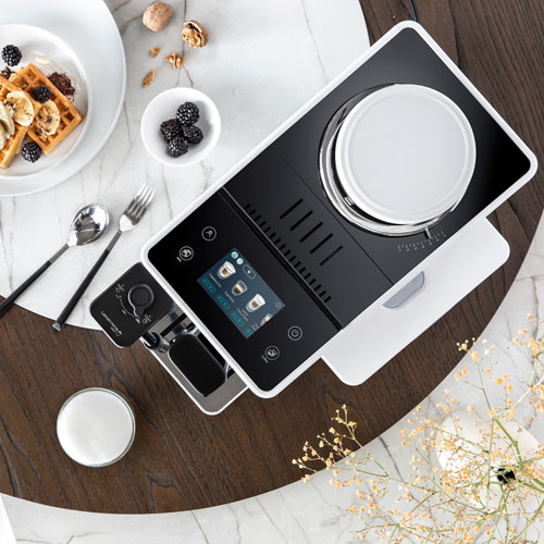 Machine à espresso automatique Rivelia de De'Longhi - Blanc - Partenaire de détail exclusif