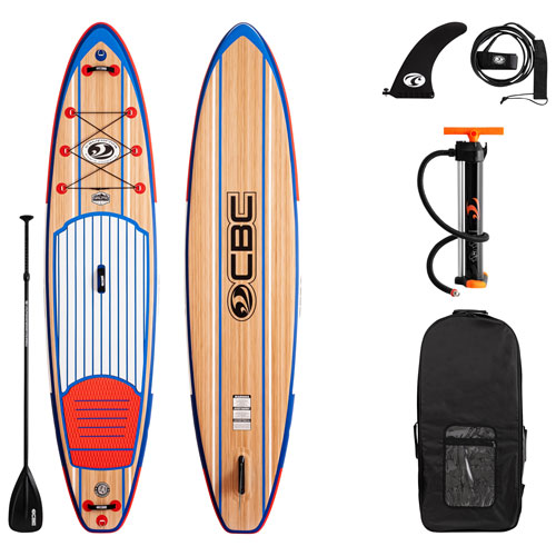 Planche à pagaie gonflable nautique de California Board Company, 11 pi