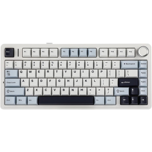 Image 1 de 8.. Epomaker x Aula F75 Gasket Mechanical Keyboard, 75% Wireless Hot Swappable Gaming Keyboard with Five-Layer Padding&Knob, Bluetooth/2.4GHz/USB-C, RGB