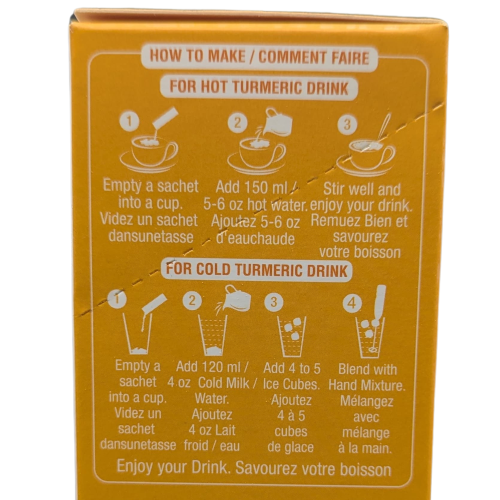 Mélange pour café au lait curcuma Senso - Paquet de 3