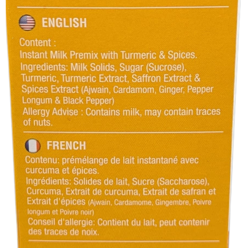 Mélange pour café au lait curcuma Senso - Paquet de 3