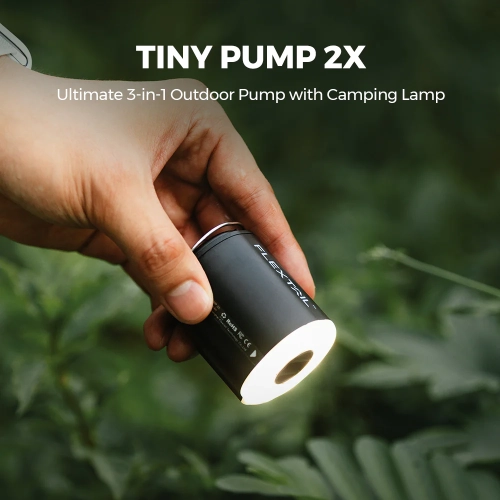 Tiny Pump 2X - Ultimate 3-in-1 Outdoor Pump with Camping Lamp