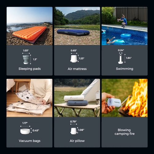 Tiny Pump 2X - Ultimate 3-in-1 Outdoor Pump with Camping Lamp