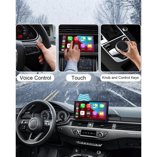 Mini Wireless CarPlay Adapter for Factory Wired CarPlay Cars, Wired to Wireless CarPlay