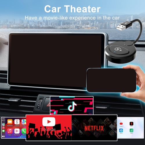 Wireless Apple autoCarplay Adapter Built-in Plug and Play Wireless, Low Latency and Easy to Install