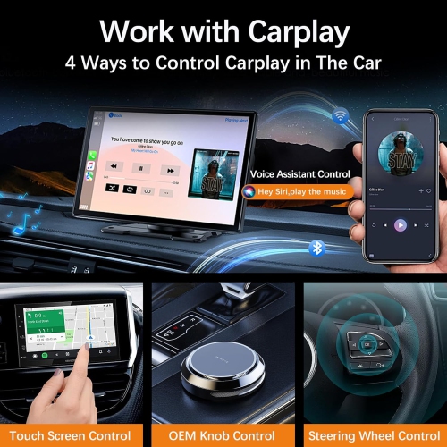Ai Carplay box in car screen automatic portable adapter wireless car machine interconnection box
