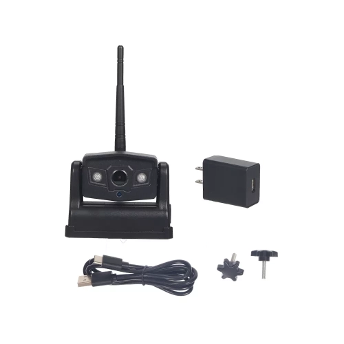 Magnetic Wireless Backup Camera, Front/Rear View Camera 9600mAh Battery