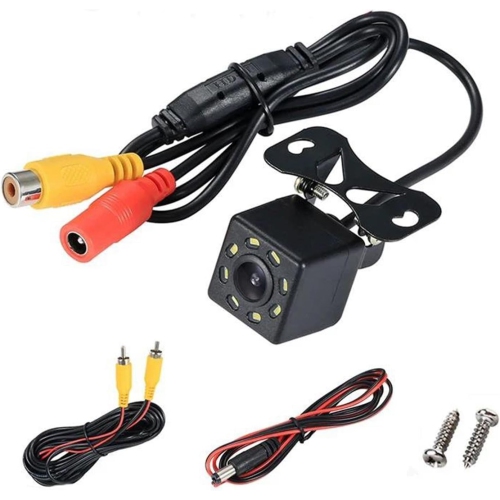 GREENSCENIC  Parking Assist Reversing Camera Wide Angle HD Car Rear View Camera Rear View Video 8 Light Led Camera