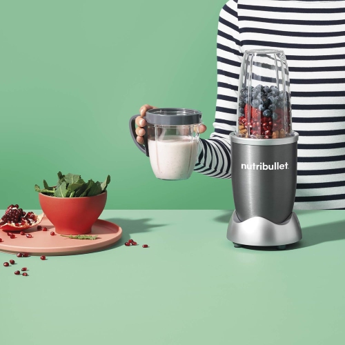 NutriBullet Blender & Mixer System 8-Piece Set -[Silver]