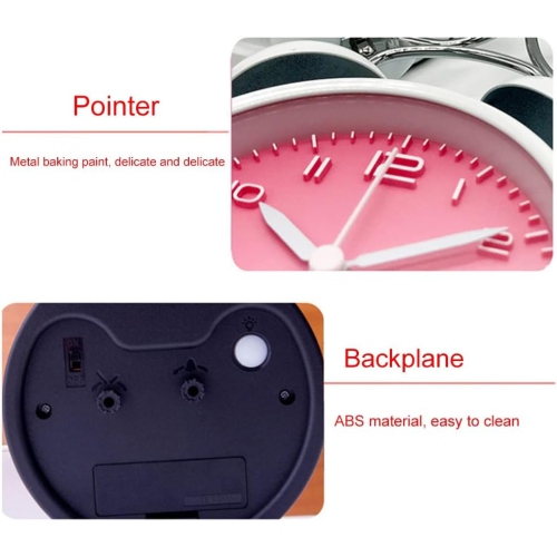 Get up and train your child to plan time reasonably Desktop iron ornaments 11.4-inch wall clock