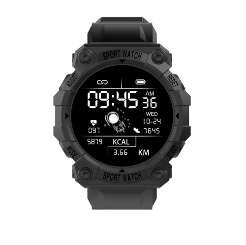 GREEN SCENIC  Smart Bracelet Outdoor Health Management Weather Pedometer Waterproof Smart Information Reminder Sports Watch（Black)