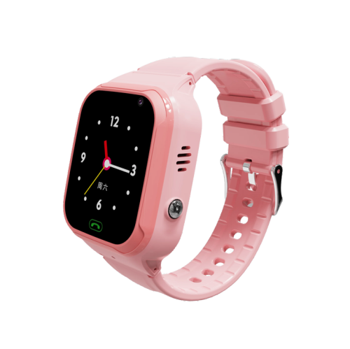 GREEN SCENIC  Waterproof Children Smart Watch Baby 4G Card Clock Call Location Tracker Watch Sos Anti-Lost Smart Watch (Pink)