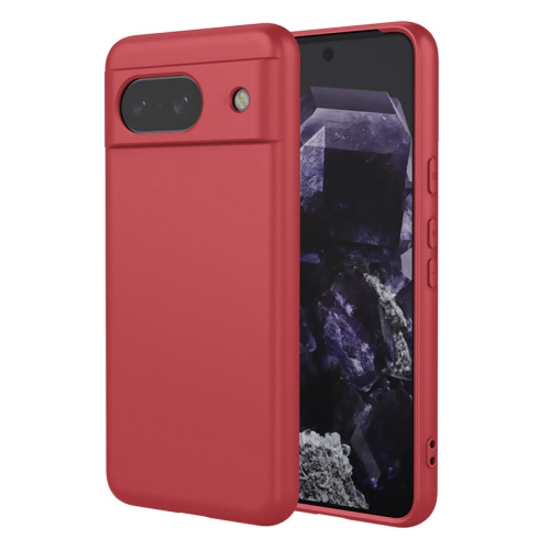 PANDACO Soft Shell Matte Wine Case for Google Pixel 8a