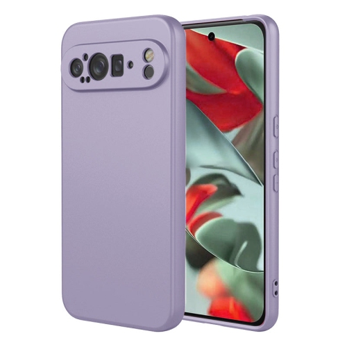 Image 1 of 3.. PANDACO Soft Shell Matte Pastel Purple Case for Google Pixel 9 Pro XL