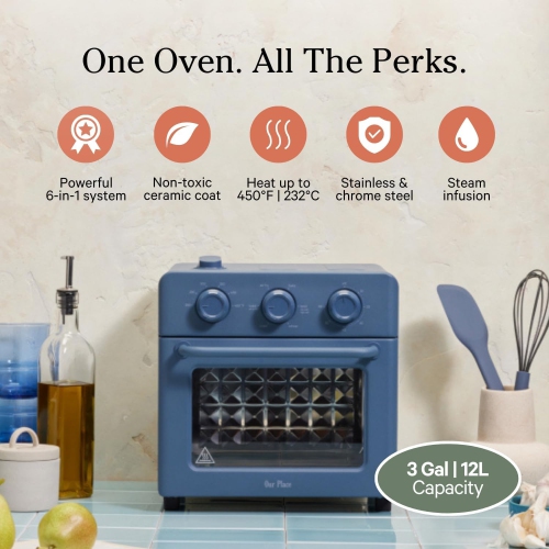 Our Place Toaster Oven with Steam Infusion - Blue Salt