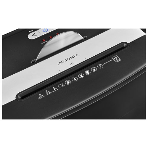 Remis à neuf - Déchiqueteuse micro-coupe 10 feuilles d'Insignia (NS-S10MCBK2-C)