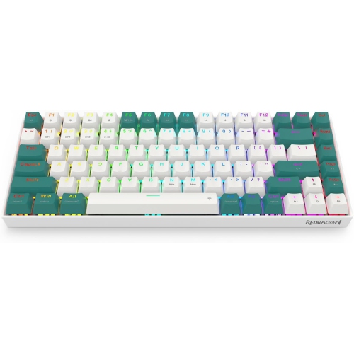 Redragon - K678 Pro - Gaming Keyboard Wireless RGB Mechanical Keyboard - BT/2.4Ghz/Wired 3-Mode 84 Keys Compact Gaming Keyboard w/Hot-Swap Socket