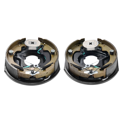 VEVOR 10" x 2-1/4" Electric Trailer Brake Assembly, 1 Pair Self-Adjusting Electric Brakes Kit for 3500 lbs Axle, 4-Hole Mounting, for Brake System