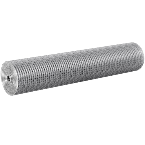 VEVOR 1/2 inch 36in x 50 ft Hardware Cloth, 19 Gauge, Hot Dipped Galvanized Wire Mesh Roll, Chicken Wire Fencing, Wire Mesh for Rabbit Cages, Garden,