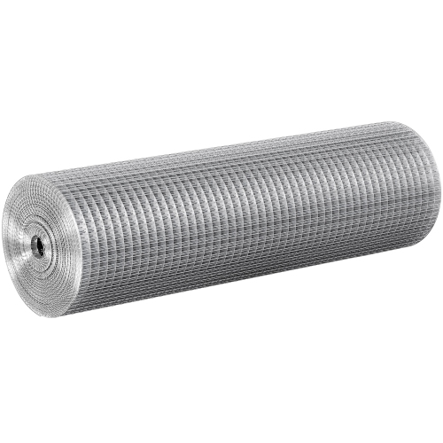VEVOR 1/2 inch 24in x 50 ft Hardware Cloth, 19 Gauge, Hot Dipped Galvanized Wire Mesh Roll, Chicken Wire Fencing, Wire Mesh for Rabbit Cages, Garden,
