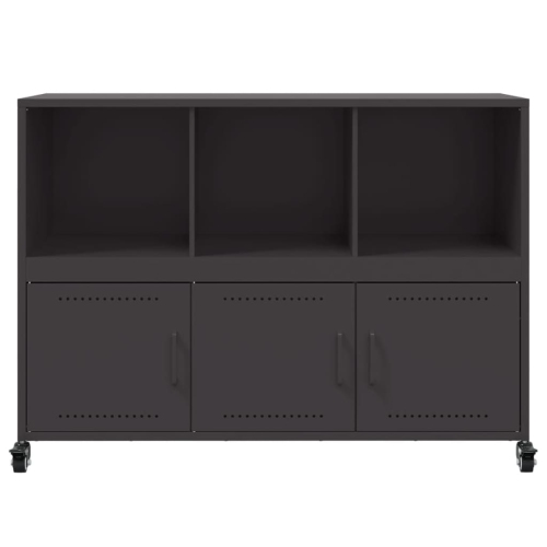 vidaXL Sideboard Black 100.5x39x72 cm Steel