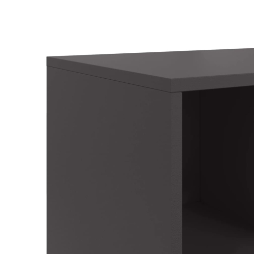 vidaXL Sideboard Black 100.5x39x72 cm Steel