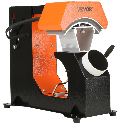 VEVOR 3-in-1 Auto Hat Heat Press, 3pcs Interchangeable Platens(6.6" x 2.7", 6.6" x 3.8", 6.1" x 3"), Automatic Release&Press Knob-Style Digital