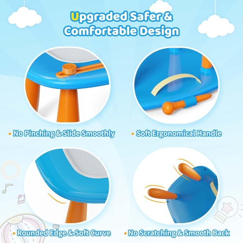 Magnetic Drawing Board, Kids Toys for 1-3 Year Old Boy Girl Birthday Gifts Doodle Board for Preschool Learning, Educational Erasable Sketching Pad