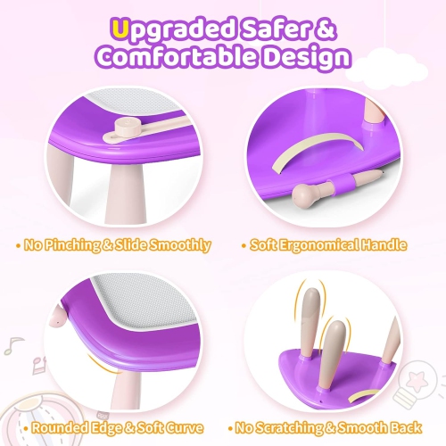 Magnetic Drawing Board, Kids Toys for 1-3 Year Old Boy Girl Birthday Gifts Doodle Board for Preschool Learning, Educational Erasable Sketching Pad