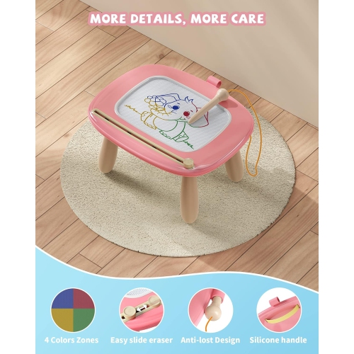 Jouets en cadeau pour jeune garçon de 1 2 ans, planche à dessin magnétique pour jouets éducatifs et éducatifs préscolaires, planche à gribouiller