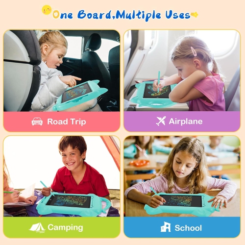 LCD – Tablette d'écriture pour jouets pour tout-petits, bloc à dessin bleu de 15&nbsp;po, idées-cadeaux pour les enfants, tablette à dessin pour les