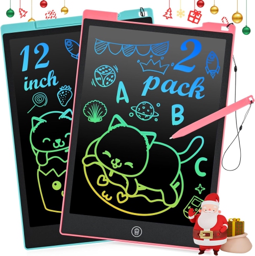 LCD – Tablette d'écriture pour jouets pour tout-petits, bloc à dessin bleu de 15&nbsp;po, idées-cadeaux pour les enfants, tablette à dessin pour 3-6