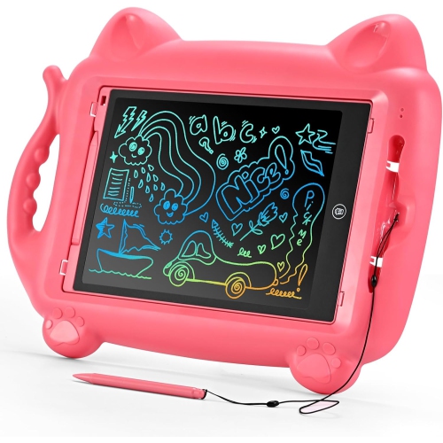 LCD – Tablette d'écriture pour jouets pour tout-petits, bloc à dessin bleu de 15&nbsp;po, idées-cadeaux pour les enfants, tablette à dessin pour les