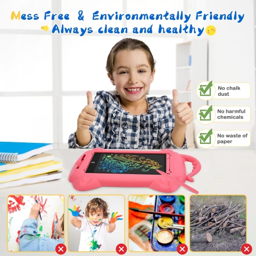 LCD – Tablette d'écriture pour jouets pour tout-petits, bloc à dessin bleu de 15&nbsp;po, idées-cadeaux pour les enfants, tablette à dessin pour les