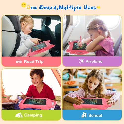 LCD – Tablette d'écriture pour jouets pour tout-petits, bloc à dessin bleu de 15&nbsp;po, idées-cadeaux pour les enfants, tablette à dessin pour les