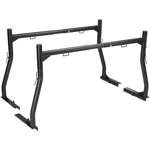 VEVOR 46-71inch Width, Truck Rack, 800 lbs Capacity, Extendable Steel Ladder Rack for Truck with 4 Non-Drilling J-bolts, Heavy Duty Truck Bed Rack