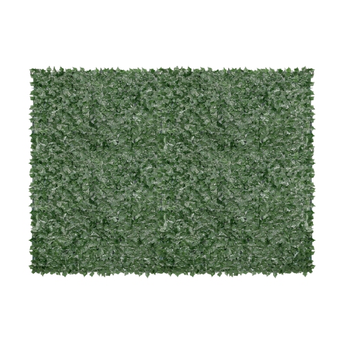 VEVOR 96 x 72 in Ivy Privacy Fence, Artificial Green Wall Screen, Greenery Ivy Fence with Mesh Cloth Backing and Strengthened Joint, Faux Hedges Vine
