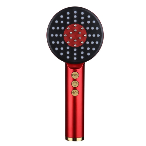 Electric Infrared Hair Growth Comb Hair Anti-Loss Massage Red Blue Light Therapy Hair Growth Brush EMS Massage Scalp Comb